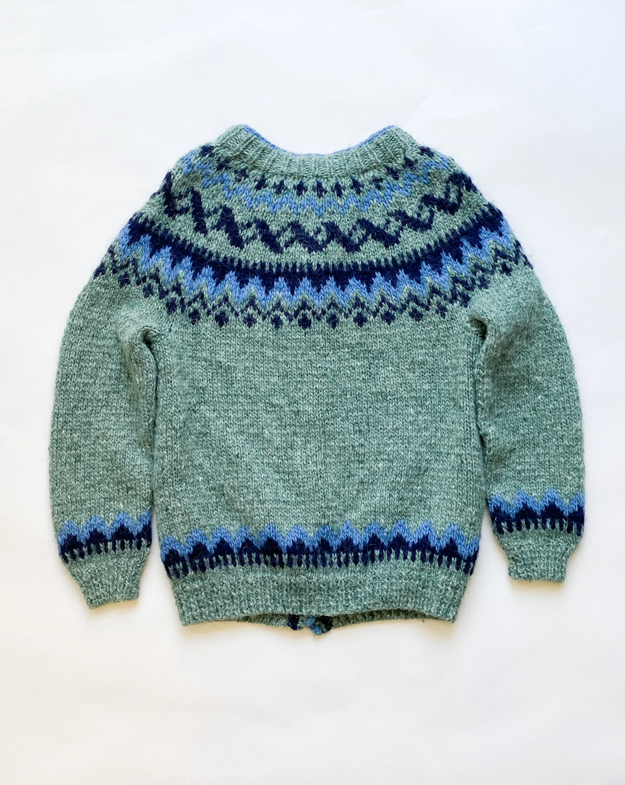 1980s Abstract Knit Angora Sweater — Wayward Collection